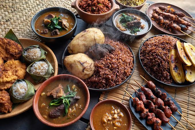 Gourmet dishes for catering services